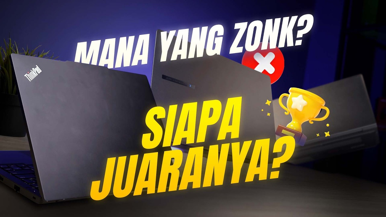 ADU MEKANIK LAPTOP KERJA! 🔥 ExpertBook P3 vs ThinkPad E14 vs ProBook 440 G10