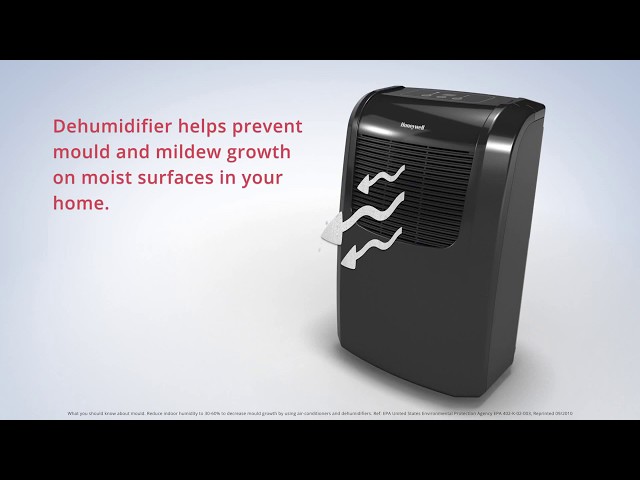 GRADE A3 - Honeywell HDE010E1 Dehumidifier 10 Litres digital humidistat 3 years warranty