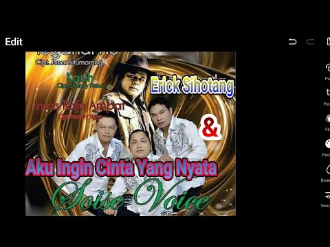 Aku Ingin Cinta Yang Nyata SOISE VOICE Feat ERICK SIHOTANG (Official Music Video)