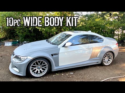 Budget E92 3 Series BMW Gets INSANE Wide Body Kit!!