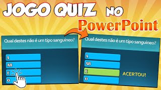 Como criar um JOGO QUIZ no PowerPoint