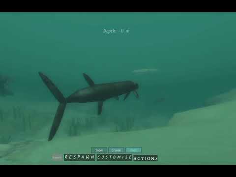 Xiphactinus hunts Mawsonia