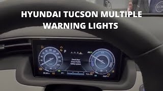 Hyundai Tucson, multiple warning lights