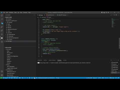 Use of SEGGER RTT with SimpleFOC in Platformio