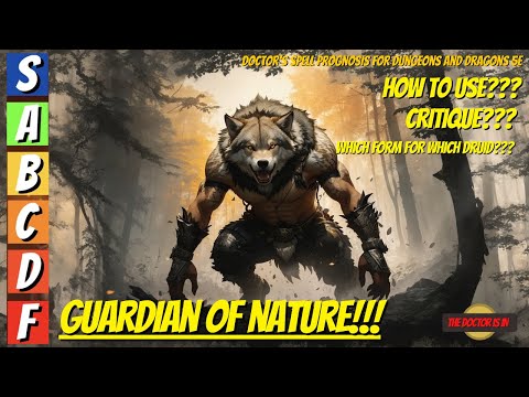 GUARDIAN OF NATURE What Are The Best Druid And/Or Ranger Options for Dungeons and Dragons