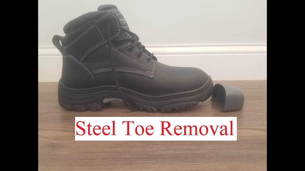 Watch video Steel Toe Removal from Boot Now Steel Toe Removal from Boot