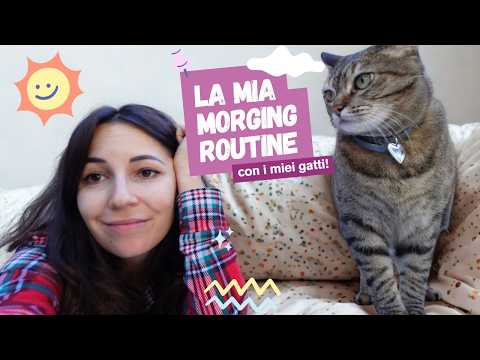 MY REAL MORNING ROUTINE WITH CATS!
