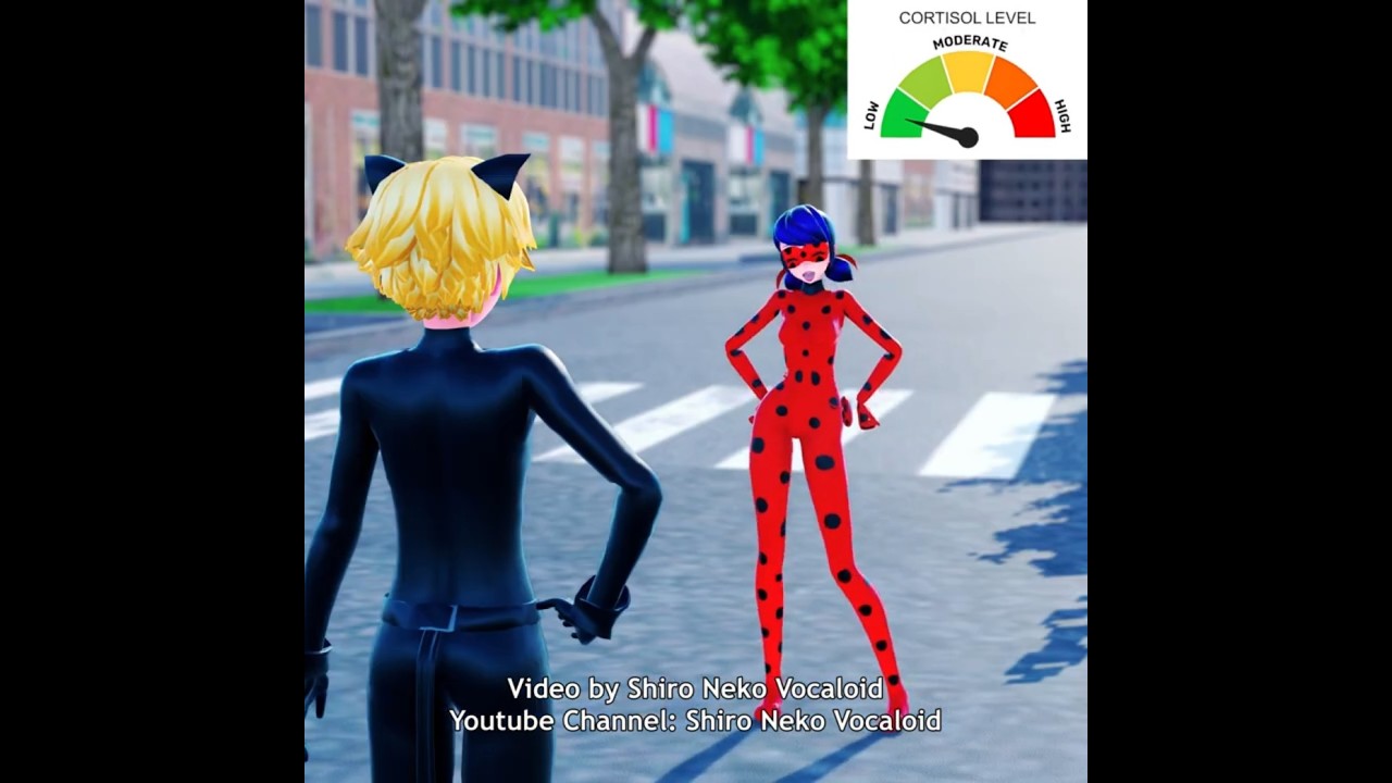 MMD Low Cortisol Dance (Ladybug x Chat Noir) #miraculousladybug #ladybug