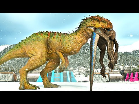 RELEASE & FIGHT LARGE & MEDIUM DINOSAURS IN BIOSYN SANCTUARY - JURASSIC WORLD EVOLUTION 3