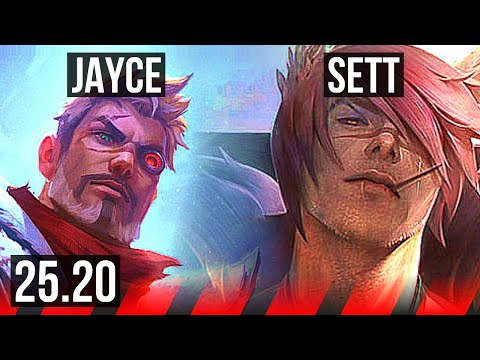 JAYCE vs SETT (TOP) | 50k DMG, Legendary, 600+ games | EUW Diamond | 25.20