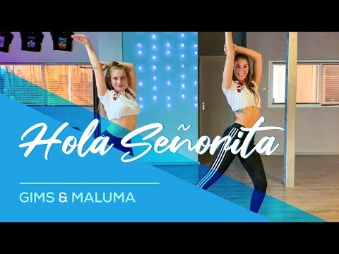 GIMS, Maluma - Hola Señorita - (Maria) Easy Fitness Dance Video Choreography