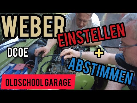 [Weber DCOE] Vergaser - synchronisieren, einstellen, abstimmen am 77er Polo 1