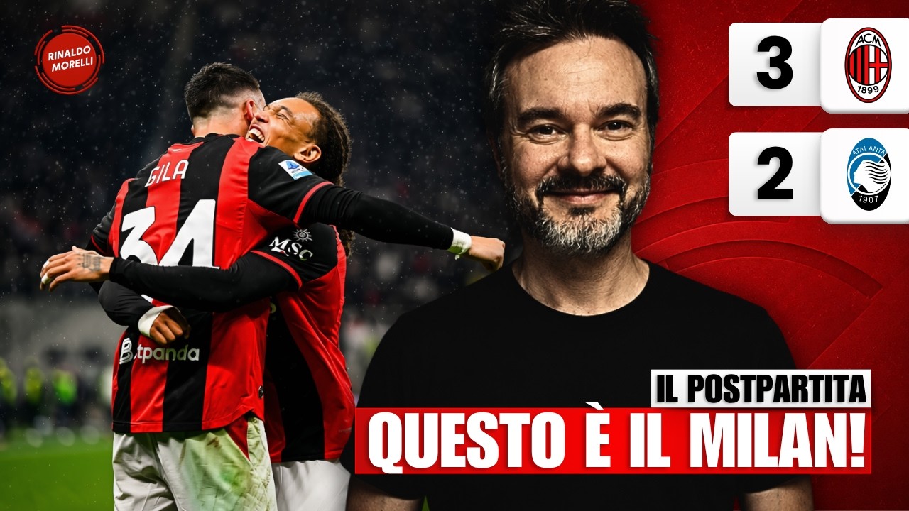 MILAN-ATALANTA 3-2, ripartire... dal SECONDO TEMPO! | Il postpartita con Rinaldo Morelli