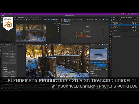 Blender 3.0 for Production - 2D & 3D Tracking Workflow - 09 Advanced Camera Tracking Workflow