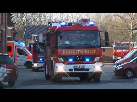 [08.01.2018] Brandweer und [Werk]Feuerwehr zum Ausg. BMA beim Lukas Krankenhaus Gronau (Westf.)