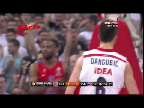Crvena zvezda Telekom - CSKA | Zakucavanje: Dangubić | Game 3,Euroleague TOP 8