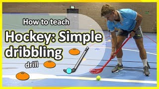 Hockey 1. Simple dribbling: Key points | Teaching Fundamentals of PE