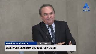 NELTER QUEIROZ DEBATE TRIBUTAÇÃO DA CASTANHA IN NATURA DURANTE AUDIÊNCIA PÚBLICA