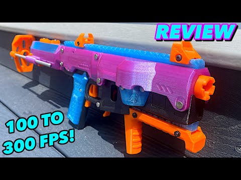 [REVIEW] PROTEAN The Perfect Nerf Flywheel Blaster? (A Modular Takedown 3D Printed Blaster)