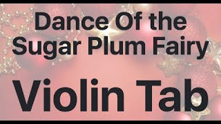 Learn Dance Of the Sugar Plum Fairy on Violin - How to Play Tutorial