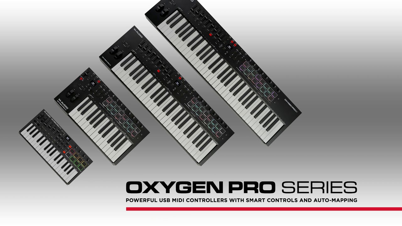 M-Audio || Introducing the All-New Oxygen Pro Series - YouTube
