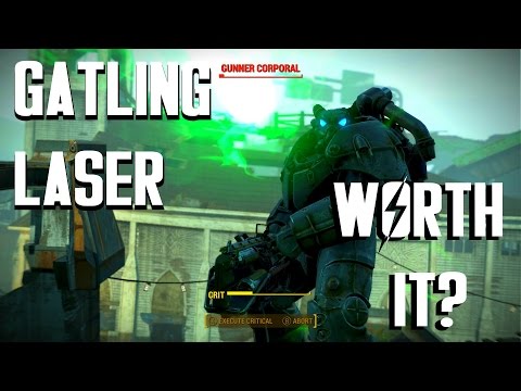 Fallout 4 - Gatling Laser - Is it Worth It?