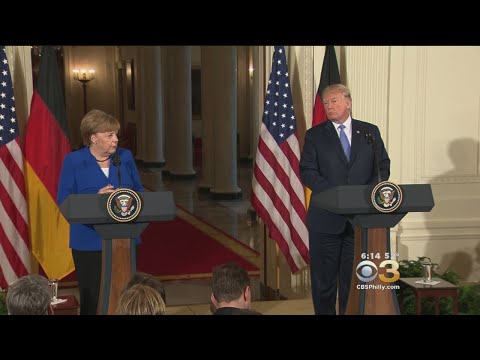 Trump Hosts German Chancellor Angela Merkel At White House