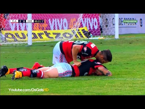 Gol de Felipe Vizeu, Flamengo 3 x 0 Corinthians - Brasileirão 19/11/2017