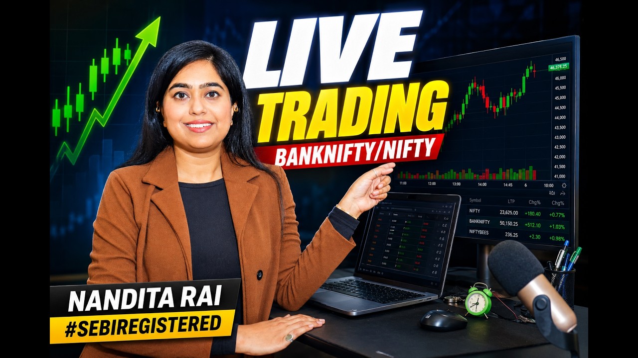 Nifty & Bank Nifty Live | Live Order Flow Analysis |Market View | 29 Sep 2026 | Nandita Rai