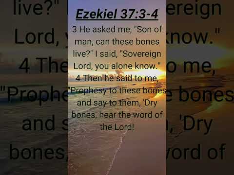 'DRY BONES,HEAR THE WORD OF GOD ! #christianinspiration #love #understandingscripture