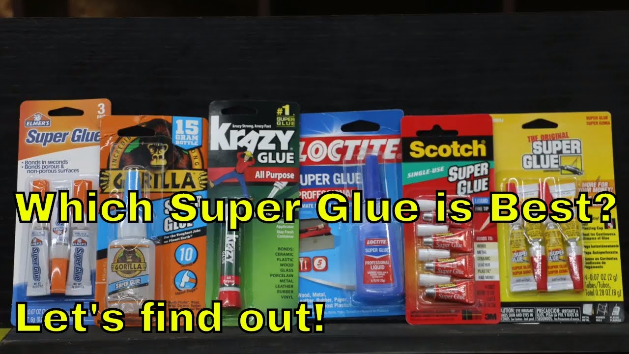 Which Super Glue Brand is the Best?  Let's find out!