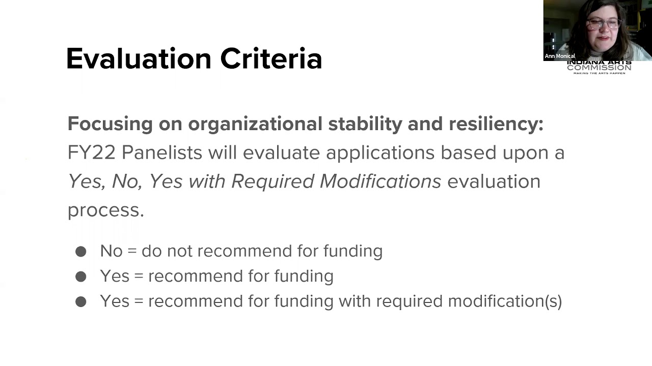 FY22 Arts Organization Support Workshop