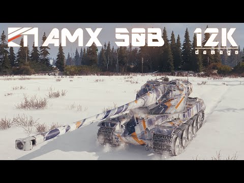 AMX 50B - 6Kills 12K Damage 🔥 World of Tanks 🔥