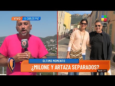¿Cecilia Milone y Nito Artaza en crisis?