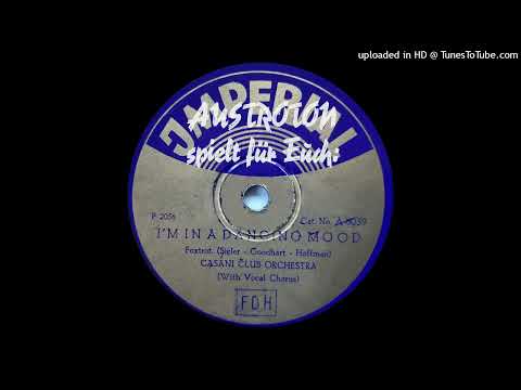 Casani Club Orch., George Barclay (voc): I'm In A Dancing Mood - Foxtr. (London 1936)