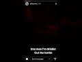 Trill Sammy previews new songs on his Instagram story