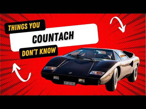 Lamborghini Countach Things You Don’t Know