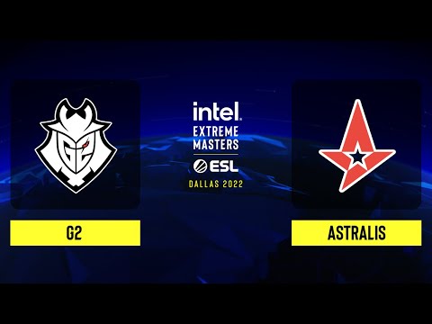 G2 vs. Astralis - Map 2 [Dust2] - Group A - IEM Dallas 2022