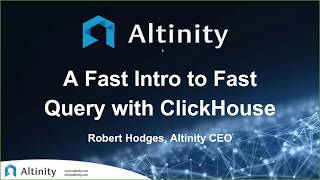 Download the video "A Fast Intro to Fast Query with ClickHouse | ClickHouse Webinar"