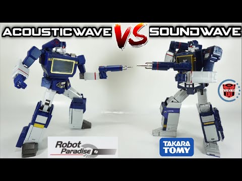 Comparison: Robot Paradise RP-01 Acoustic Wave VS Takara Tomy MP-13 Soundwave