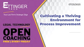 Cultivating a Thriving Environment for Process Improvement (pt 1 of 3)