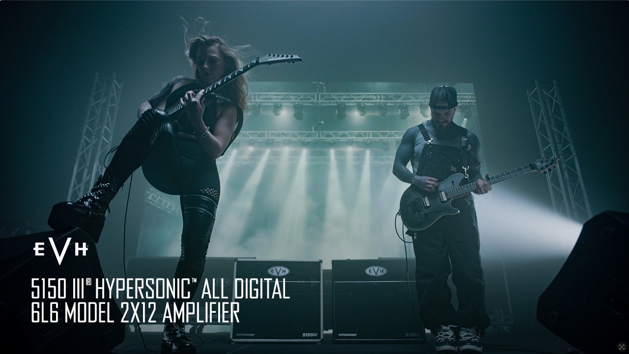 Alyssa Day & Xander Raymond Charles Introduce The 5150III Hypersonic 6L6 2x12 | EVH Gear - YouTube