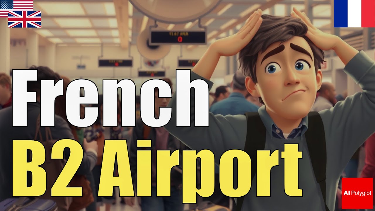 French B2 Airport | Natural Listening | Must-Know