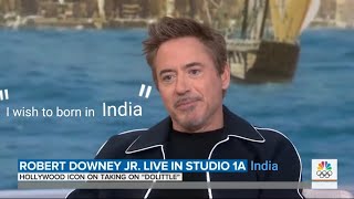 Robert Downey discusses his trip to India | Robert Downey Jr. Official video