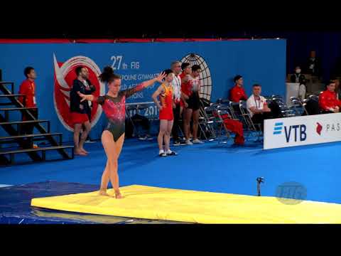 HIPEL Zoe Lynn (CAN) W - 2019 Trampoline Worlds, Tokyo (JPN) - Qualification Tumbling R2