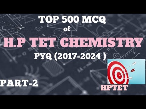 HPTETCHEMISTRY IMPORTANT QUESTION |HPTET CHEMISTRY PREVIOUS YEAR QUESTION |HPTETMEDICAL &NONMEDICAL