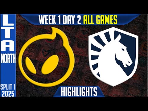 DIG vs TL Highlights ALL GAMES | LTA NORTH (Was LCS) W1D2 26-01-25 Split 1 | Dignitas vs Team Liquid
