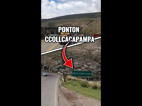 Pasando peaje Pampa Galeras Pontón Ccollcacapampa Ayacucho.