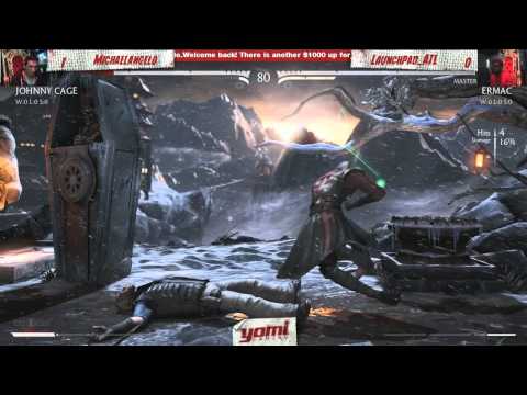 WB Round 3: YOMI Michaelangelo (Johnny Cage) vs. ATL_Launchpad (Sonya Blade/Ermac) - MKX; AKA Week 2