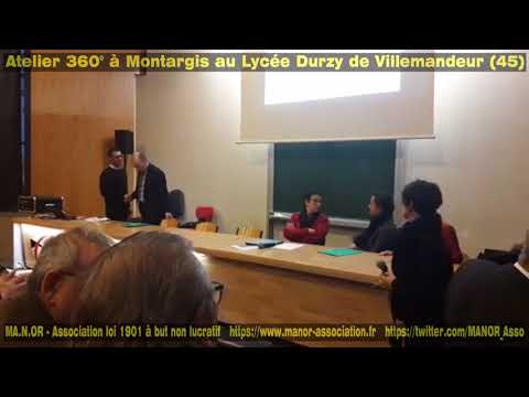 Atelier 360° à Montargis - Lycée Durzy de Villemandeur (45)